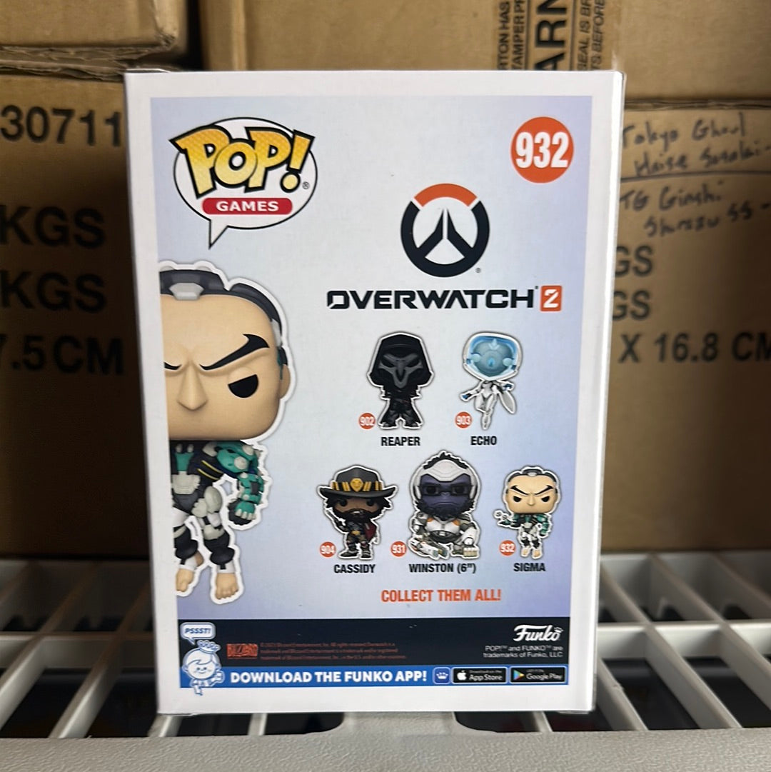 Funko POP! Video Games Overwatch Sigma Figure #932!