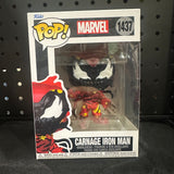 Funko POP! Marvel Absolute Carnage - Carnage Iron Man Figure #1437!