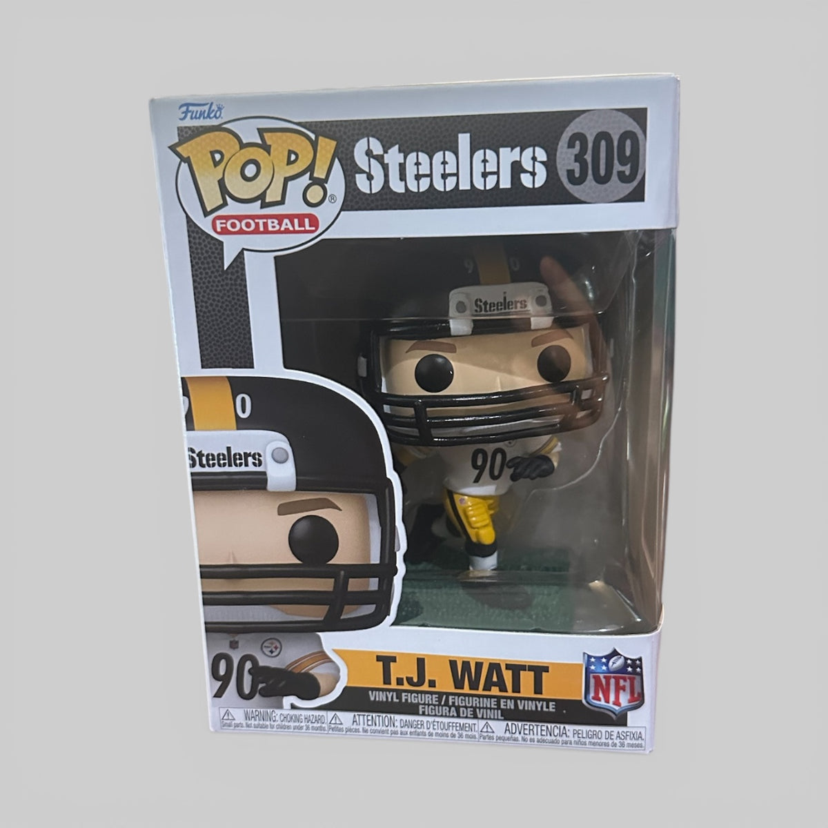 Funko Pop! NFL Football TJ Watt Pittsburgh Steelers Figure #309!