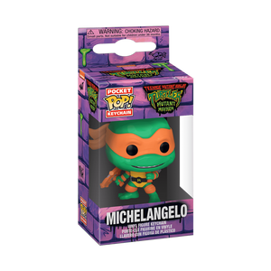 Funko Pocket Pop! TMNT Mutant Mayhem Michelangelo Keychain