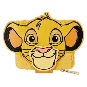 Loungefly The Lion King Exclusive 30th Anniversary Simba Plush Flap Wallet