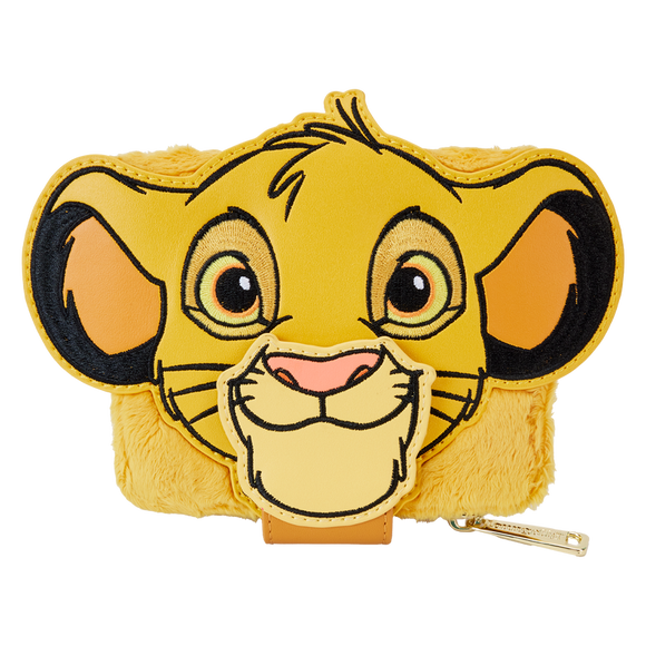 Loungefly The Lion King Exclusive 30th Anniversary Simba Plush Flap Wallet