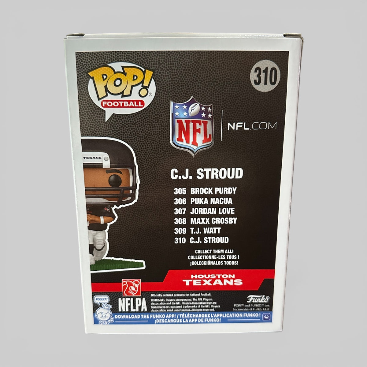 Funko Pop! NFL C.J. Stroud Houston Texans Figure #310!