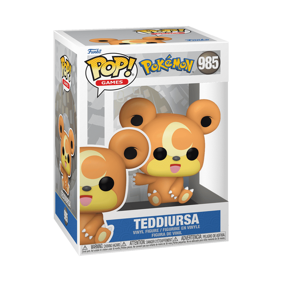 Funko POP! Pokemon Teddiursa Figure #985!