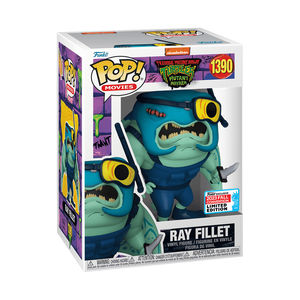 Funko POP! TMNT Mutant Mayhem Ray Filet Fall Exclusive Figure #1390!