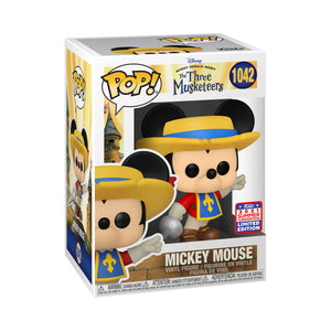 Funko Pop! Disney The Three Musketeers - Mickey Mouse  2021 Summer Exclusive #1042!