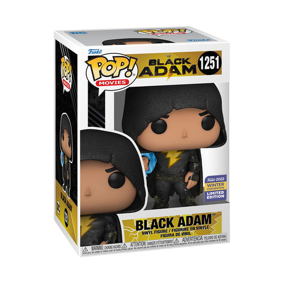 Funko POP! DC Hooded Black Adam 2022 Winter Convention Exclusive #1251