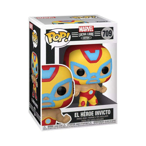 Funko POP! Marvel Lucha Libre El Heroe Invicto Iron Man Figure #709!