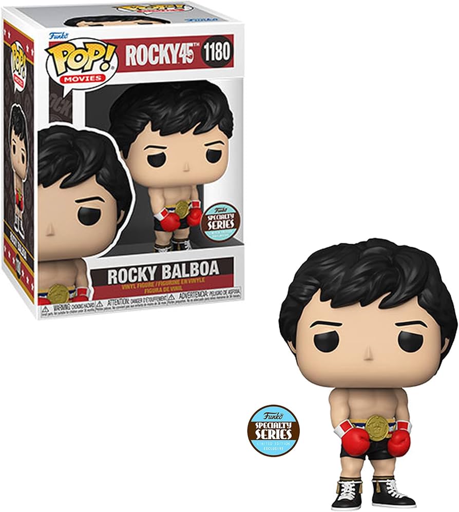 Funko Pop! Movies 45th Anniversary Rocky with Gold Belt