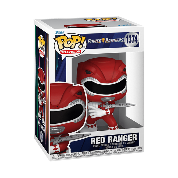 Funko POP! Mighty Morphin Power Rangers Jason Red Ranger #1374!