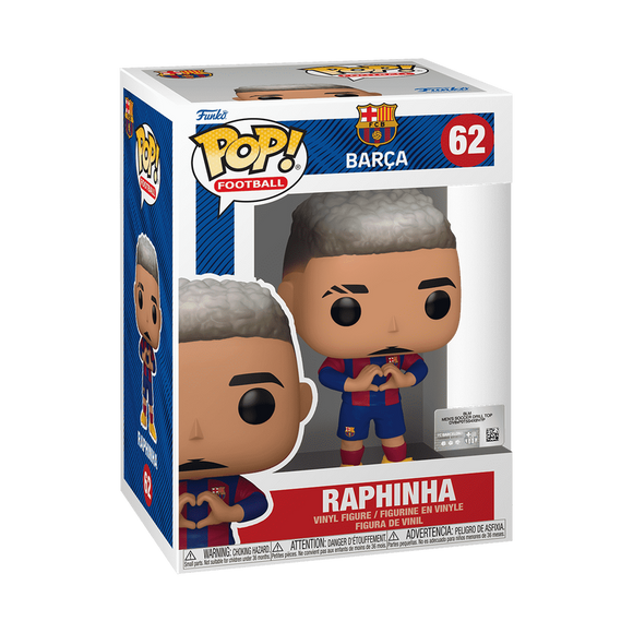 Funko POP! Football Soccer FC Barcelona Raphinha Figure #62
