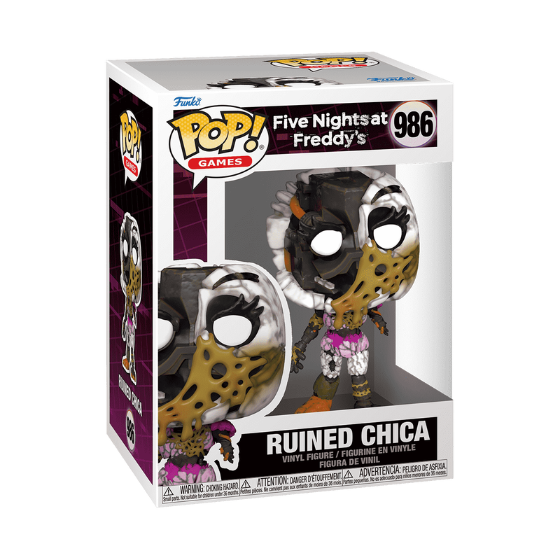 Funko POP! FNAF Five Nights At Freddy’s Ruined Chica Figure #986!