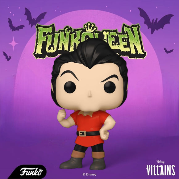 Funko POP! Disney Villains Beauty & The Beast Gaston Figure #1518!