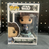 Funko POP! Star Wars Young Boba Fett Figure #736!