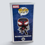 Funko POP! Marvel Spider-Man Miles Morales Vibranium Suit Exclusive Figure #1565!