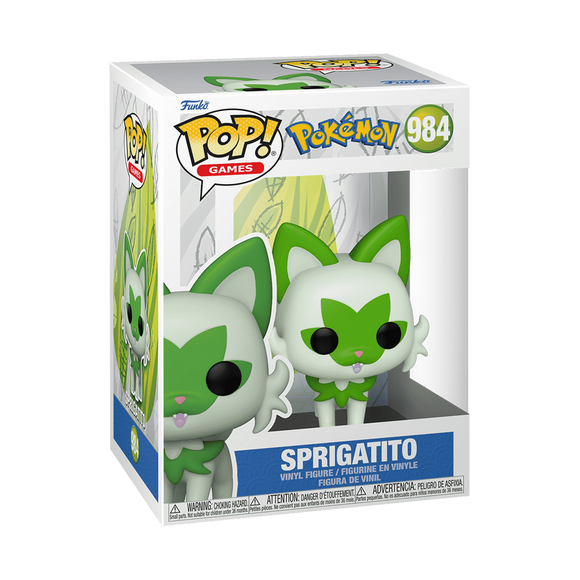 Funko POP! Pokemon Sprigatito Figure #984!