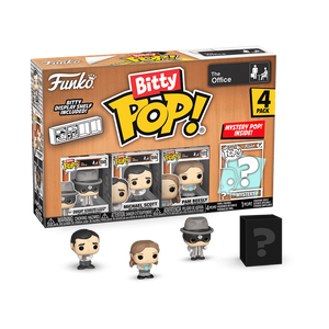 Funko Bitty Pop! The Office Dwight Schrute, Michael Scott, Pam Beesly with Mystery Pop!