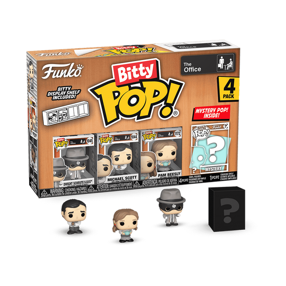 Funko Bitty Pop! The Office Dwight Schrute, Michael Scott, Pam Beesly with Mystery Pop!