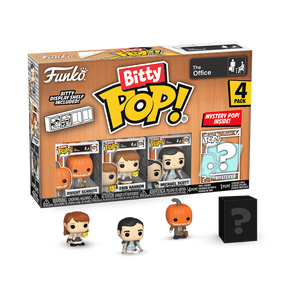 Funko Bitty Pop! The Office Pumpkin Dwight, Erin Hannon, Michael Scott with Mystery Pop!