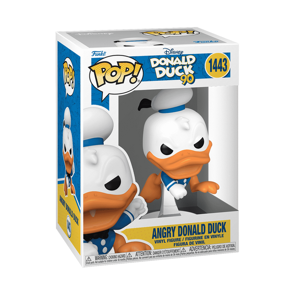 Funko Pop! Disney Angry Donald Duck Figure #1443!