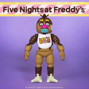 Five Nights At Freddy’s FNAF Special Delivery Chocolate Chica 5” Action Figure