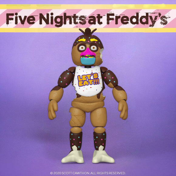 Five Nights At Freddy’s FNAF Special Delivery Chocolate Chica 5” Action Figure