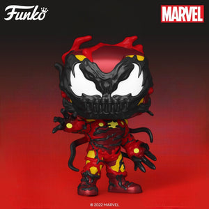 Funko POP! Marvel Absolute Carnage - Carnage Iron Man Figure #1437!