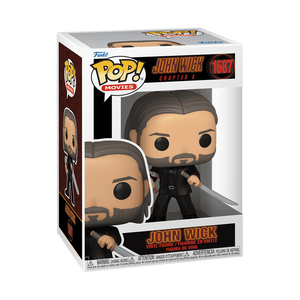 Funko POP! John Wick Chapter 4 Keanu Reeves Figure #1687!