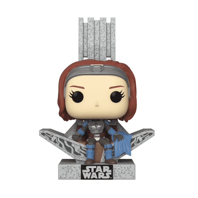 Funko Pop! Deluxe Star Wars Mandalorian Bo-Katan Kryze on the Throne #669!