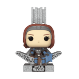 Funko Pop! Deluxe Star Wars Mandalorian Bo-Katan Kryze on the Throne #669!