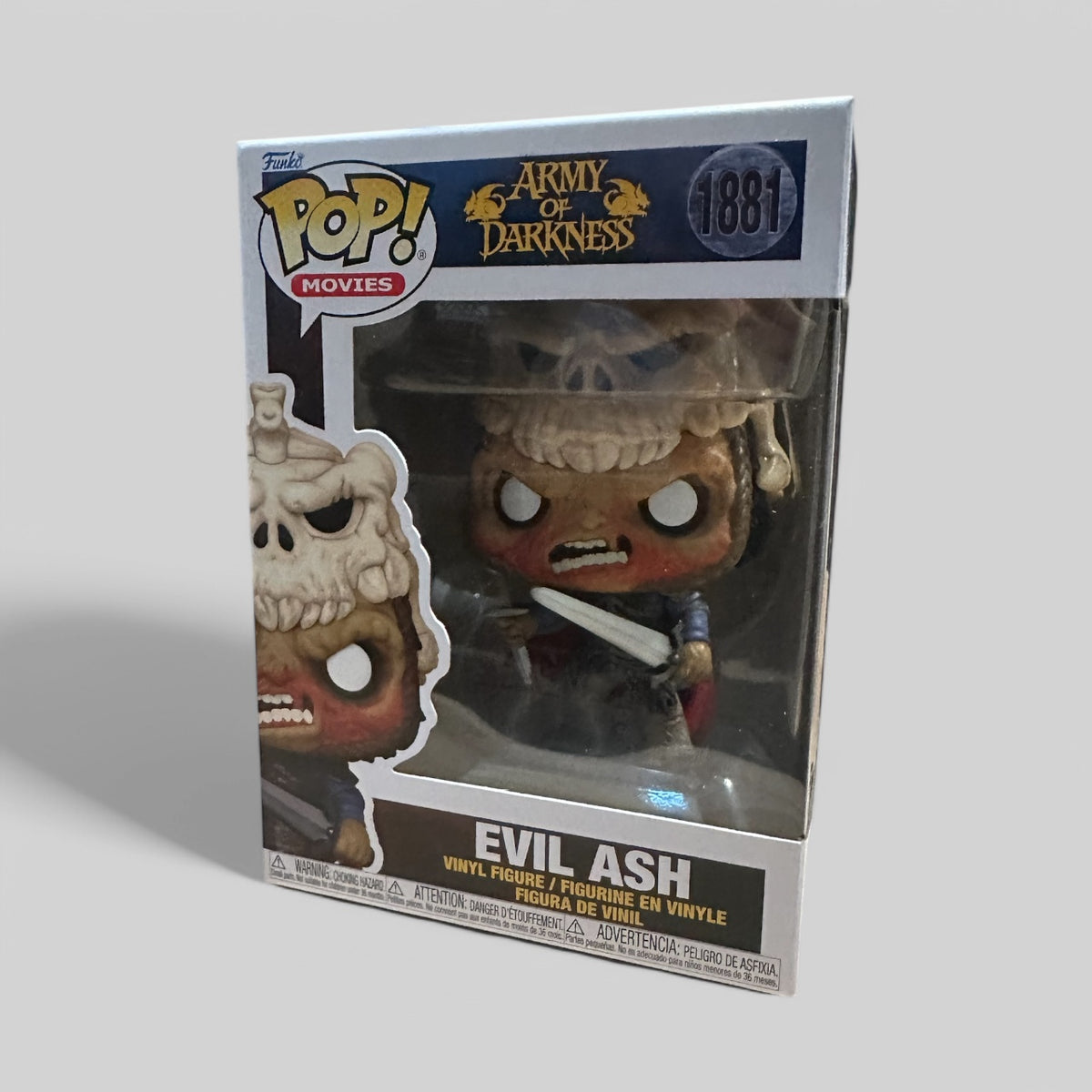 Funko POP! Horror Army of Darkness Evil Ash with Swords Figure #1881!