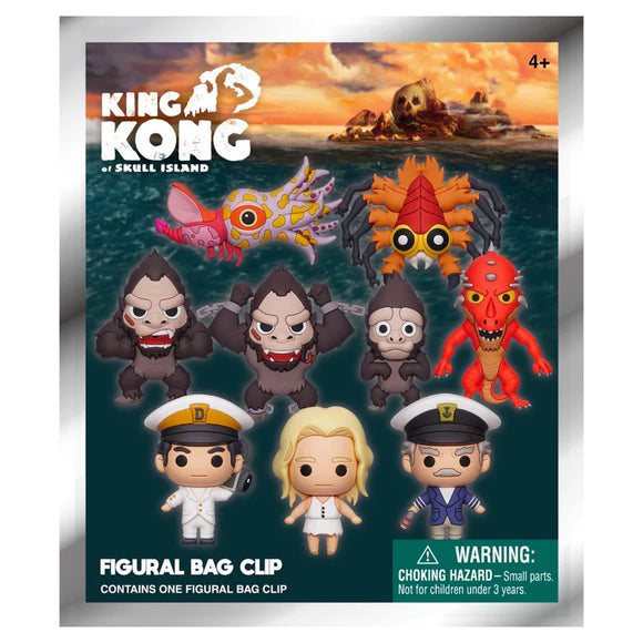 King Kong Skull Island Collectible 3D Mystery Bag Clip