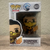 Funko POP! Video Games Mortal Kombat 1 MK1 Scorpion Figure #1021!