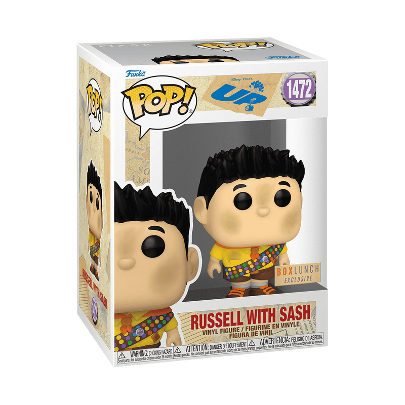 Funko POP! Disney Pixar Up Russell with Sash Exclusive Figure #1472!
