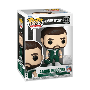 Funko POP! NFL Football Aaron Rodgers New York Jets Figure #253!