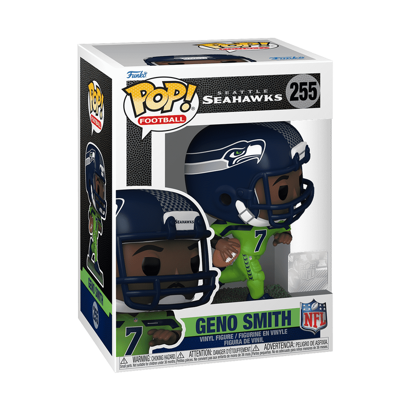 Funko POP! NFL Geno Smith Seattle Seahawks Figure #255!