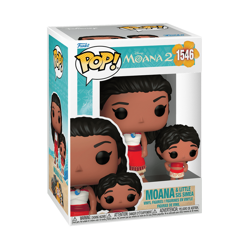 Funko POP! Disney Moana 2 - Moana & Little Sis Simea Figure #1546