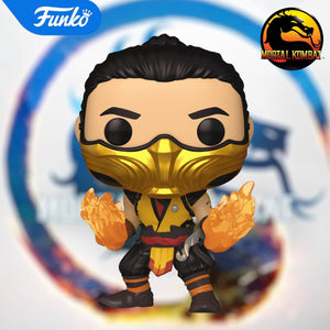 Funko POP! Video Games Mortal Kombat 1 MK1 Scorpion Figure #1021!