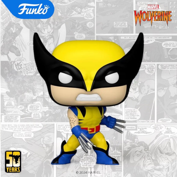 Funko POP! Marvel Classic Wolverine with Claws 50th Anniversary #1371!