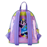 Loungefly Lisa Frank Holographic Glitter Color Block Backpack