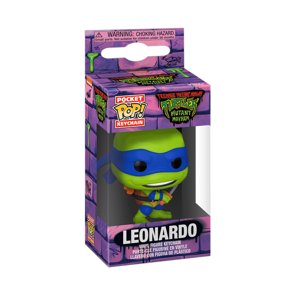 Funko Pocket Pop! TMNT Mutant Mayhem Leonardo Keychain