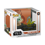 Funko Pop! Deluxe Star Wars Mandalorian Din Grogu with Frog Deluxe #720!