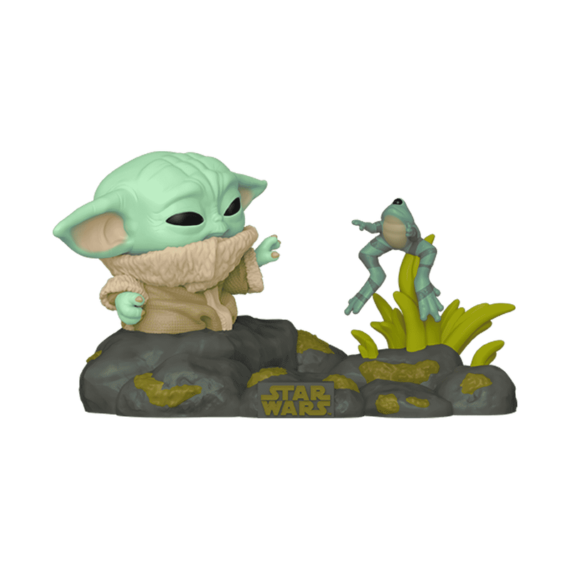 Funko Pop! Deluxe Star Wars Mandalorian Din Grogu with Frog Deluxe #720!
