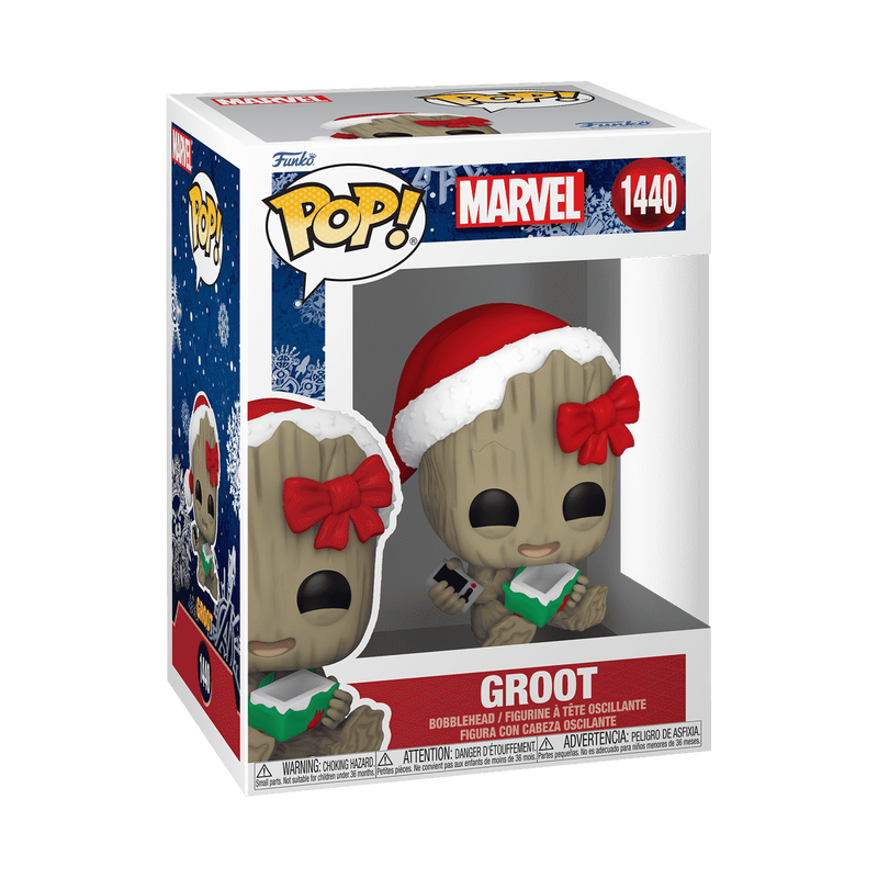 Funko POP! Marvel Holiday Groot Opening Gift  #1440!