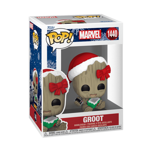 Funko POP! Marvel Holiday Groot Opening Gift  #1440!