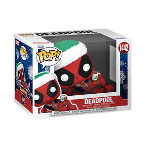 Funko POP! Marvel Holiday Deadpool with Hot Chocolate #1442!