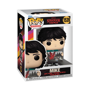 Funko POP! Netflix Stranger Things Mike with Painting Figure #1539!