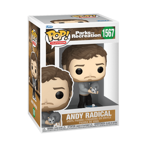 Funko POP! Parks and Recreation Andy Radical with Possum #1567