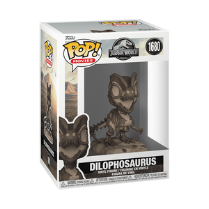 Funko POP! Movies Jurassic World Fossil Dilophosaurus Dinosaur Figure #1680!