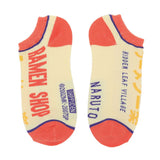 Naruto Ichiraku Ramen Shop 5 Pair Ankle Socks